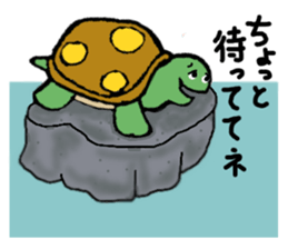 The house of a rabbit & a tortoise sticker #3219930