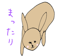 Lovely  Rabbit sticker #3220149