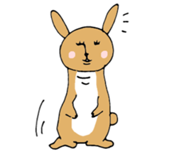 Lovely  Rabbit sticker #3220153