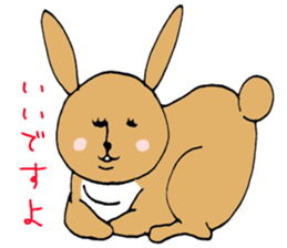 Lovely  Rabbit sticker #3220154