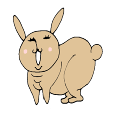 Lovely  Rabbit sticker #3220168