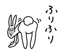 Annoying Rabbit!! sticker #3220466