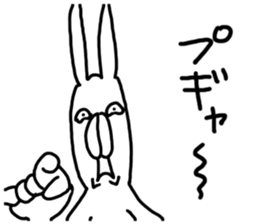 Annoying Rabbit!! sticker #3220492