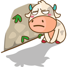 Moobee funny cow version 2 sticker #3220602