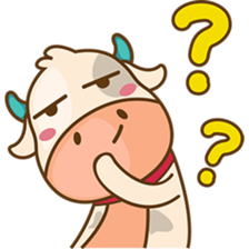 Moobee funny cow version 2 sticker #3220608