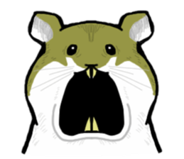 Golden hamster sticker #3220703