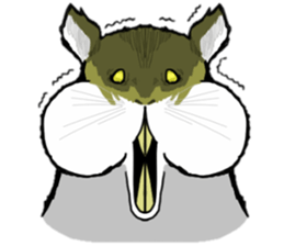 Golden hamster sticker #3220704