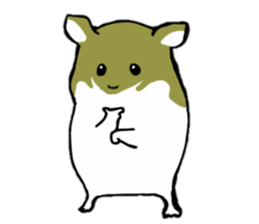 Golden hamster sticker #3220732