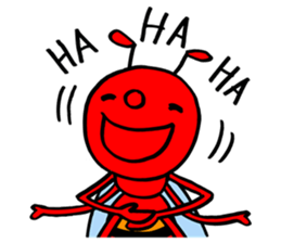 RED BEE sticker #3220741