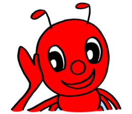 RED BEE sticker #3220754