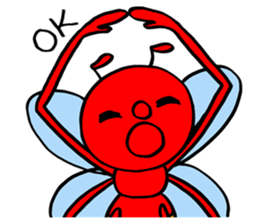 RED BEE sticker #3220755