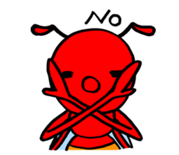 RED BEE sticker #3220759