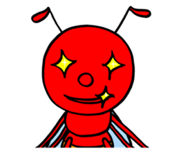 RED BEE sticker #3220760