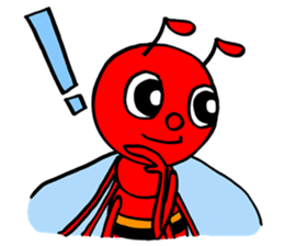 RED BEE sticker #3220763