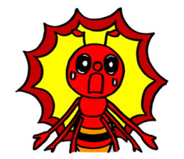 RED BEE sticker #3220773