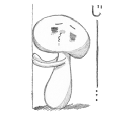 Pencil mushrooms sticker #3221145