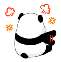 Feelings of the patient 2 Wakayama Panda sticker #3221343