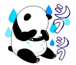 Feelings of the patient 2 Wakayama Panda sticker #3221346