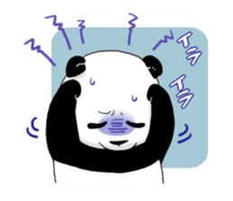 Feelings of the patient 2 Wakayama Panda sticker #3221352
