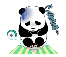 Feelings of the patient 2 Wakayama Panda sticker #3221359