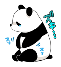 Feelings of the patient 2 Wakayama Panda sticker #3221364