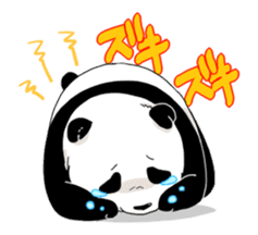 Feelings of the patient 2 Wakayama Panda sticker #3221365
