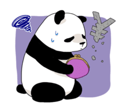 Feelings of the patient 2 Wakayama Panda sticker #3221367