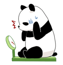 Feelings of the patient 2 Wakayama Panda sticker #3221376