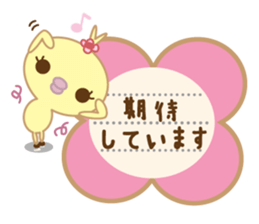 Polite Peachan sticker #3221455