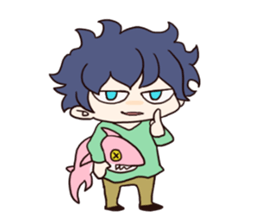 yuru danshi sticker #3221626