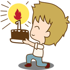 The sweet newlywed couple sticker #3221778