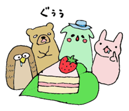 Molly and the friends of pleasant animal sticker #3221942