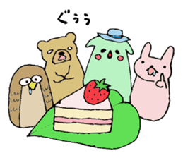 Molly and the friends of pleasant animal sticker #3221942