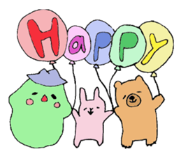 Molly and the friends of pleasant animal sticker #3221951