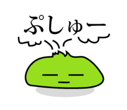 Green peas san sticker #3222185