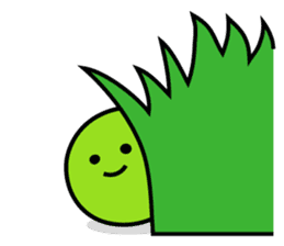 Green peas san sticker #3222214