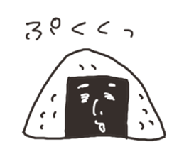 A rice ball man sticker #3222230