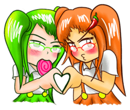 JeedJard - Twin Girls sticker #3222819