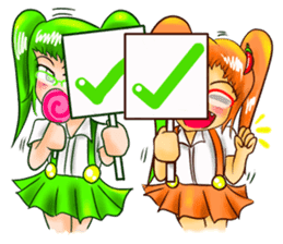 JeedJard - Twin Girls sticker #3222822