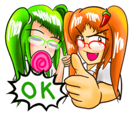 JeedJard - Twin Girls sticker #3222824