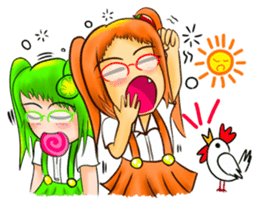 JeedJard - Twin Girls sticker #3222827