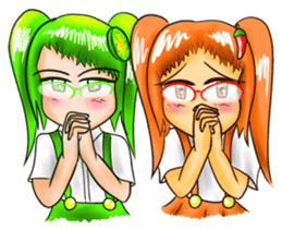 JeedJard - Twin Girls sticker #3222829