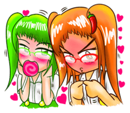 JeedJard - Twin Girls sticker #3222830