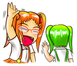 JeedJard - Twin Girls sticker #3222838