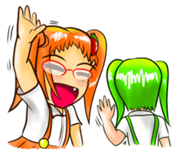 JeedJard - Twin Girls sticker #3222838