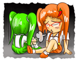 JeedJard - Twin Girls sticker #3222845