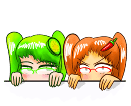 JeedJard - Twin Girls sticker #3222846