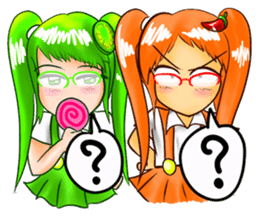 JeedJard - Twin Girls sticker #3222847