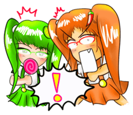 JeedJard - Twin Girls sticker #3222853