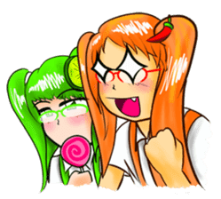 JeedJard - Twin Girls sticker #3222854